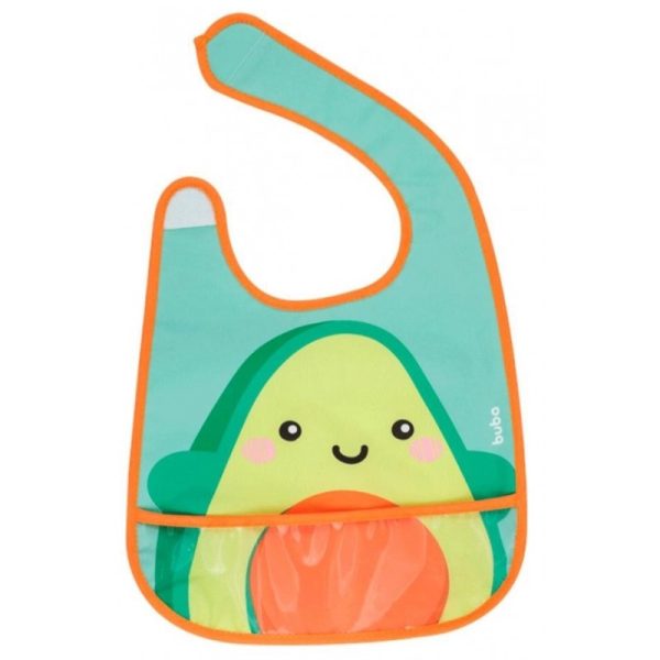 Babero com bolso frutti avocado Buba 12091