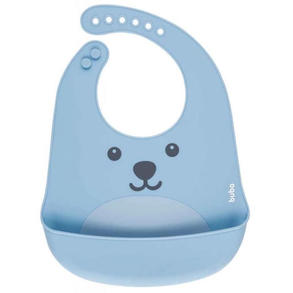 Babero de silicone migalha Buba 12092 (Azul)