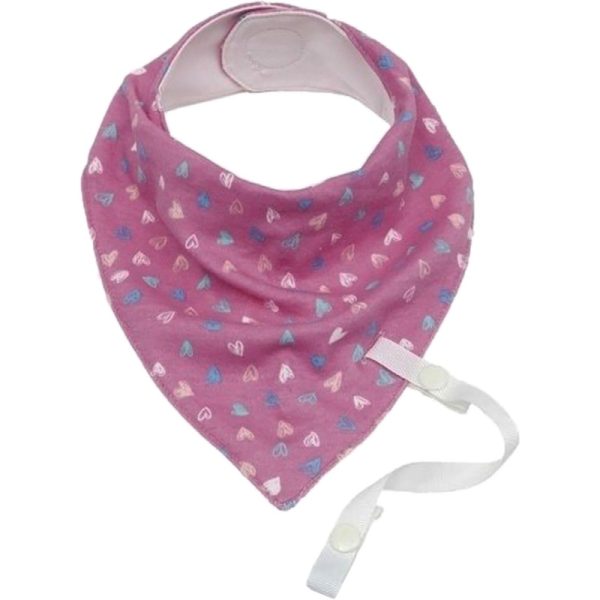 Bandana com prendedor de chupeta Buba 09787