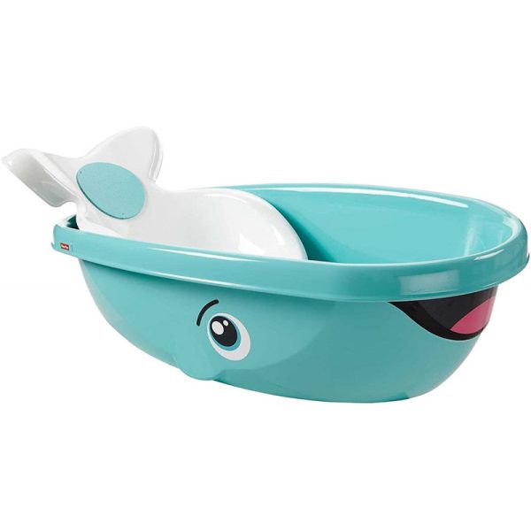 Banheira para Bebê Fisher-Price com Assento Baleia Azul DRD93