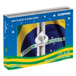 Baralho Copag Brasil - Estojo com 2 baralhos