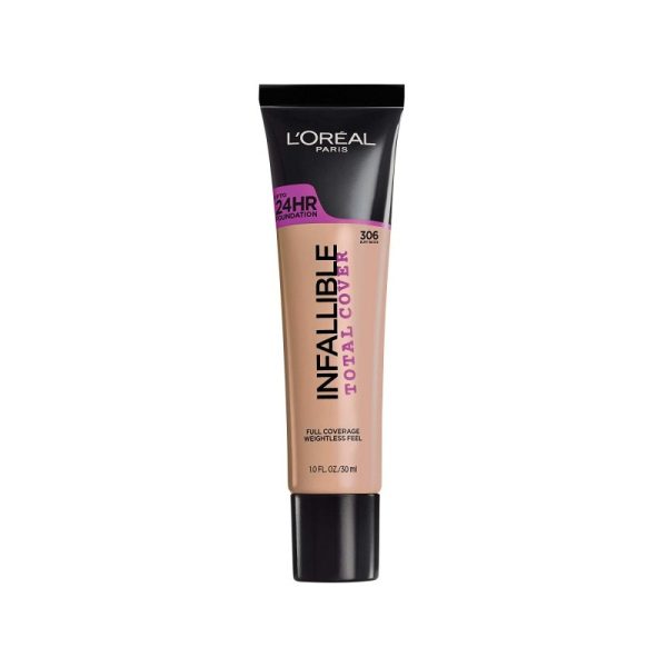Base L'Oreal Infallible Total Cover 306 Buff Beige - 30mL