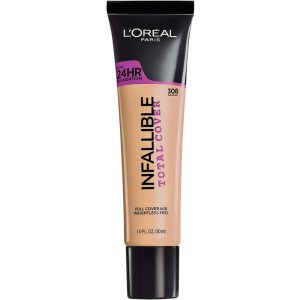 Base L'Oreal Infallible Total Cover 308 Sun Beige - 30mL