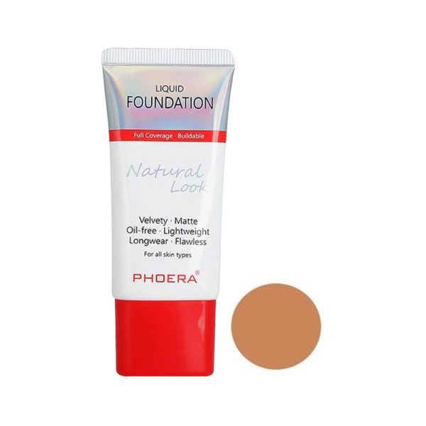 Base Phoera Natural Look Liquid Foundation 108 Tan - 30mL