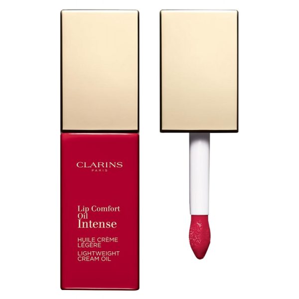 Batom Liquido Clarins Lip Comfort Oil Intense 07 Intense Red - 7mL