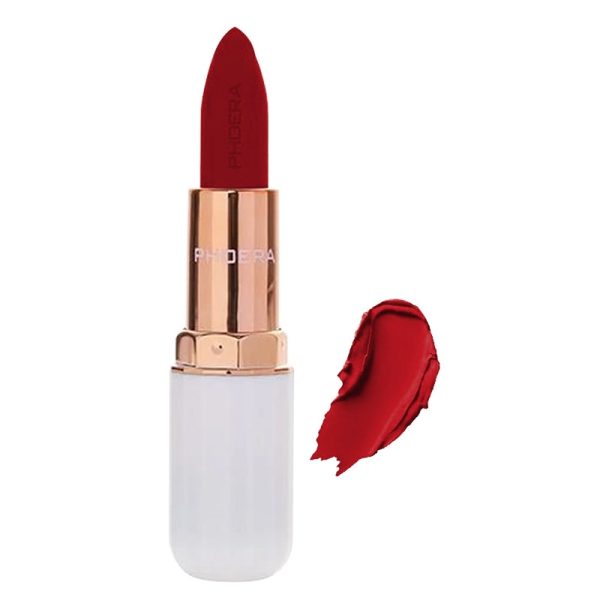 Batom Phoera Absolute Matte Lipstick 111 Drama - 3.8g