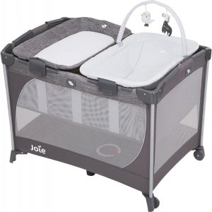 Berço Portátil Joie Commuter Change & Snooze P1028FALGR000 Cinza