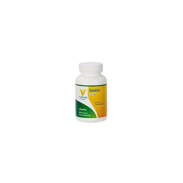 Biotin 1000mcg The Vitamin Shoppe Vitamin (100 Cápsulas)