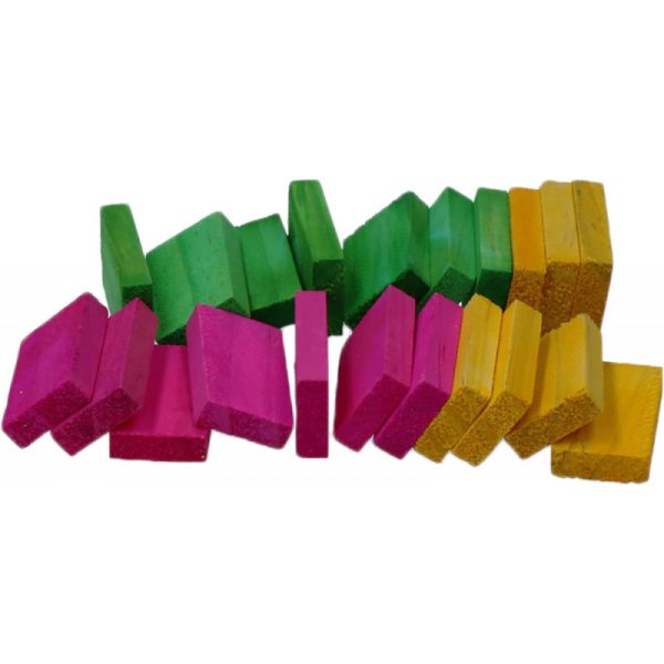 Blocos para Roedores 3.5cm (21 peças) - Pawise Play Time 39111