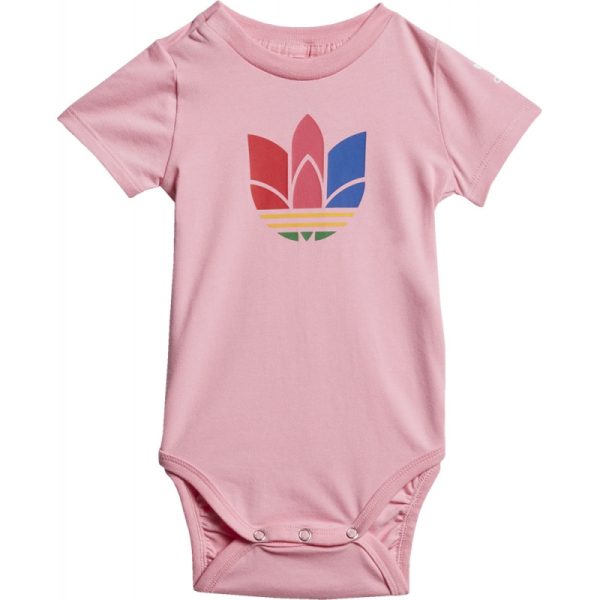 Body para Bebê Adidas GD2639 Pink