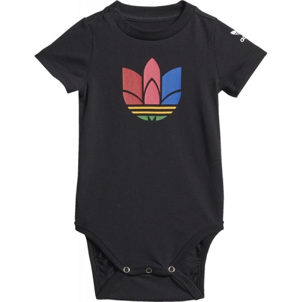 Body para Bebê Adidas GE1972 Black