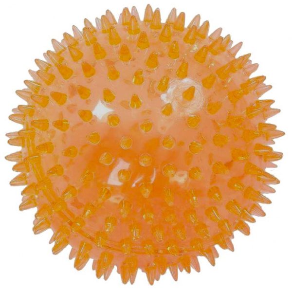 Bola para Mascote Laranja 12.5cm - Pawise Spiky Ball 14502