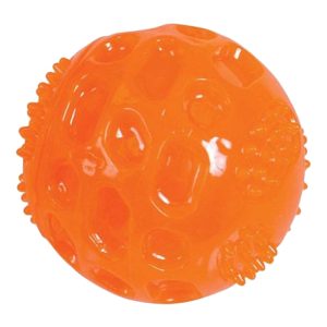 Bola para Mascote Laranja 7cm - Pawise Dog Squeaky 14504