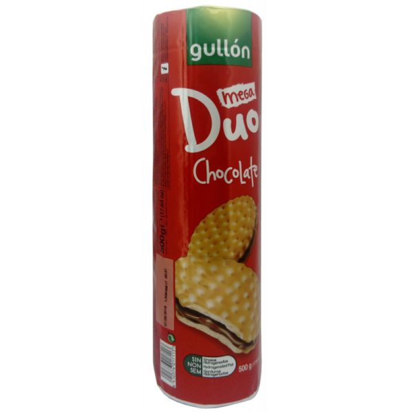 Bolacha Gullón Mega Duo Chocolate 500g