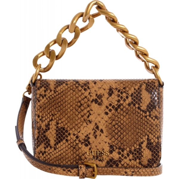 Bolsa Guess Tullia Mini PB838278 Feminina - Tan Python