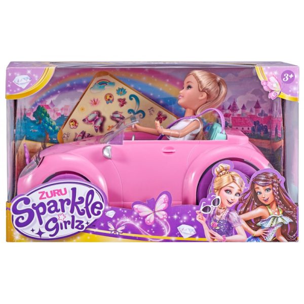 Boneca + Caro Zuru Sparkle Girlz Convertible with Doll - 10028