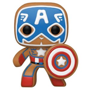 Boneco Gingerbread Captain America - Marvel - Funko POP! 933