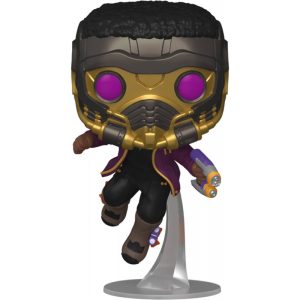 Boneco TChalla Star-Lord - Marvel Studios What If...? Funko POP! 871