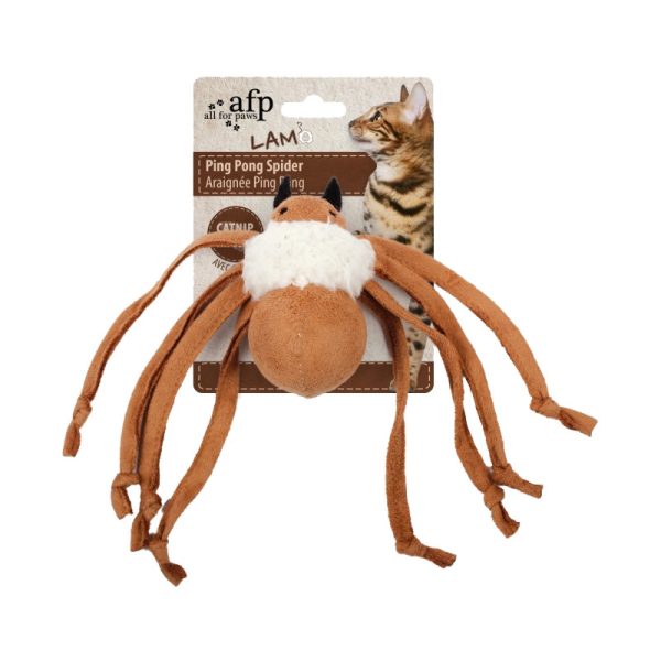 Brinquedo de pelucia para gato AFP 2116 Ping Pong Spider