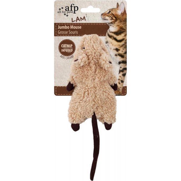 Brinquedo de pelucia para gato AFP 2118 Jumbo Crincle Catnip Rod