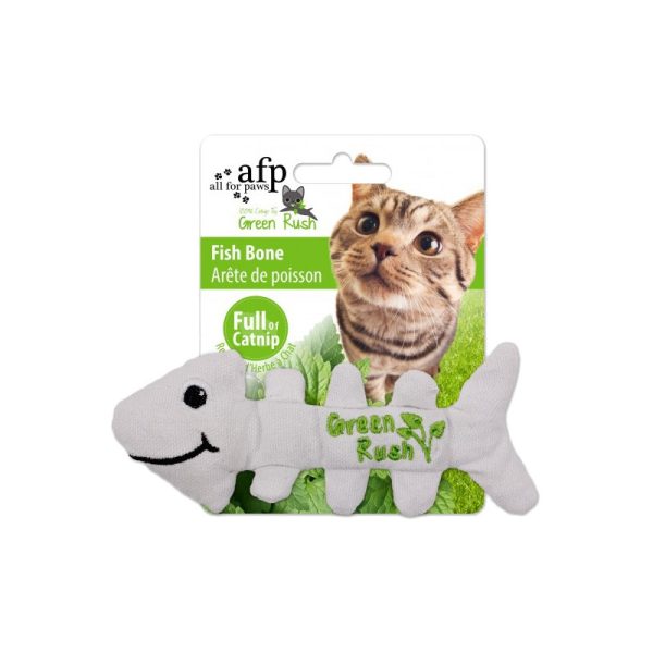 Brinquedo de pelucia para gato AFP 2419 Fish Bones