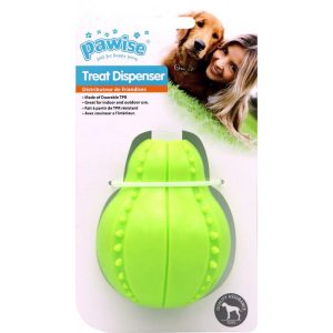 Brinquedo dispenser de ração para Mascotes Verde - Pawise Treat Dispenser 14525