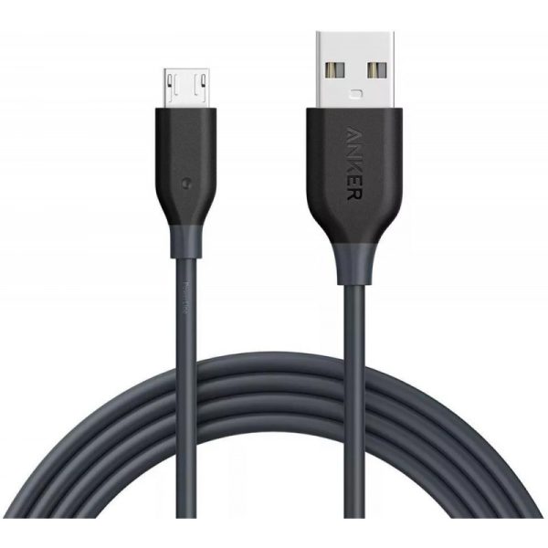Cabo Anker USB/Micro PowerLine A8133 - 1.8m Preto