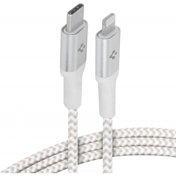 Cabo ArcWire USB-C a Lighting Spigen PB2101 (1.2M) - Branco