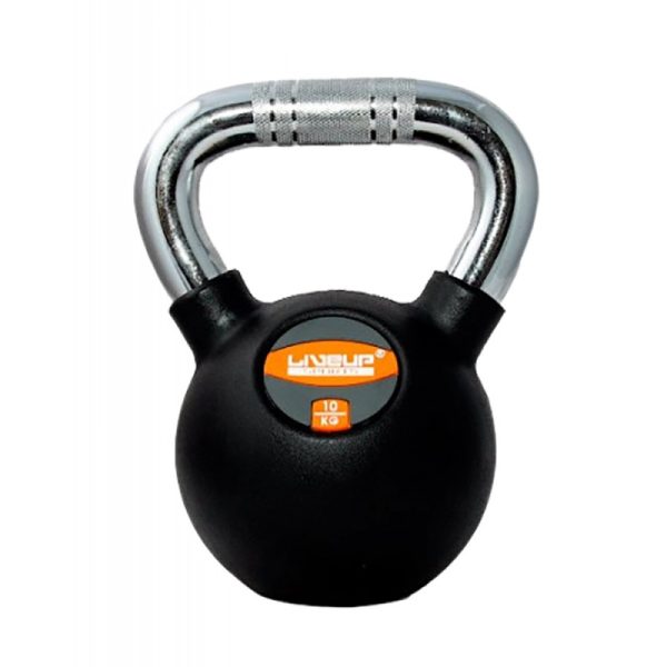 Cabo Kettlebell Liveup LS2044 10Kg Preto