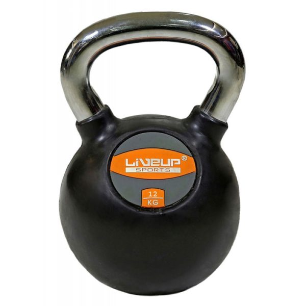 Cabo Kettlebell Liveup LS2044 12Kg Preto