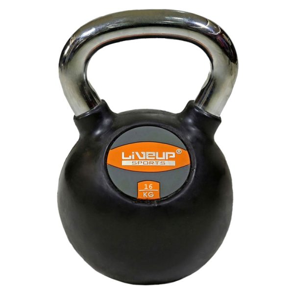 Cabo Kettlebell Liveup LS2044 16Kg Preto