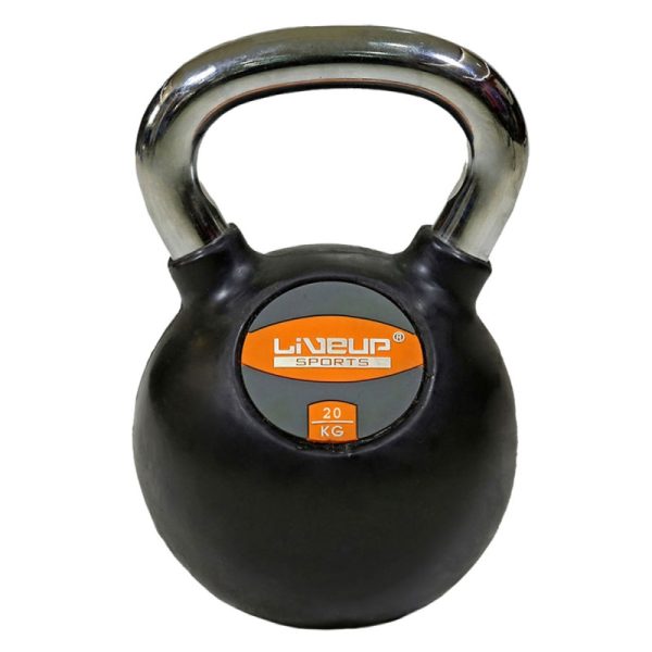 Cabo Kettlebell Liveup LS2044 20Kg Preto