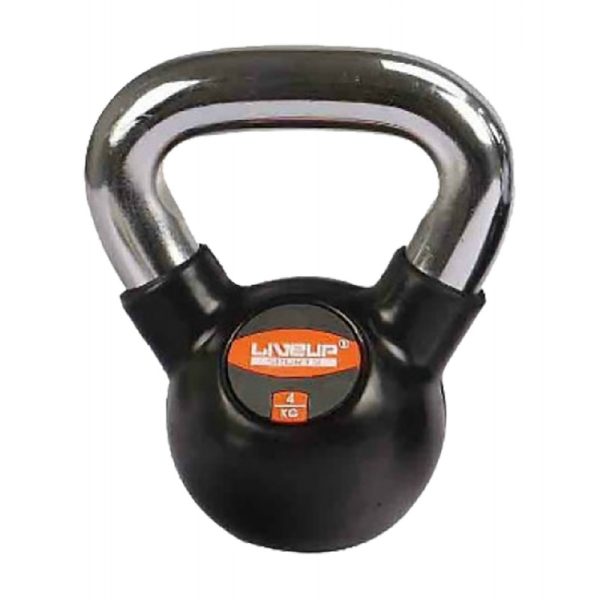 Cabo Kettlebell Liveup LS2044 4Kg Preto