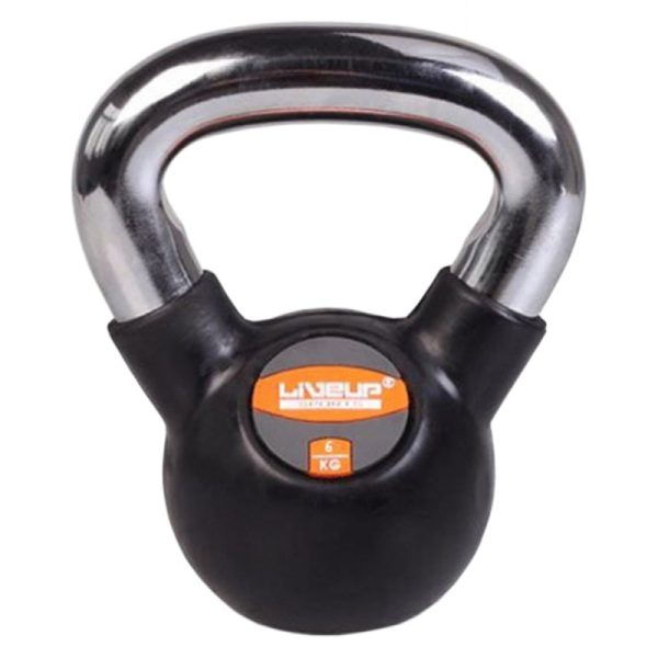 Cabo Kettlebell Liveup LS2044 6Kg Preto