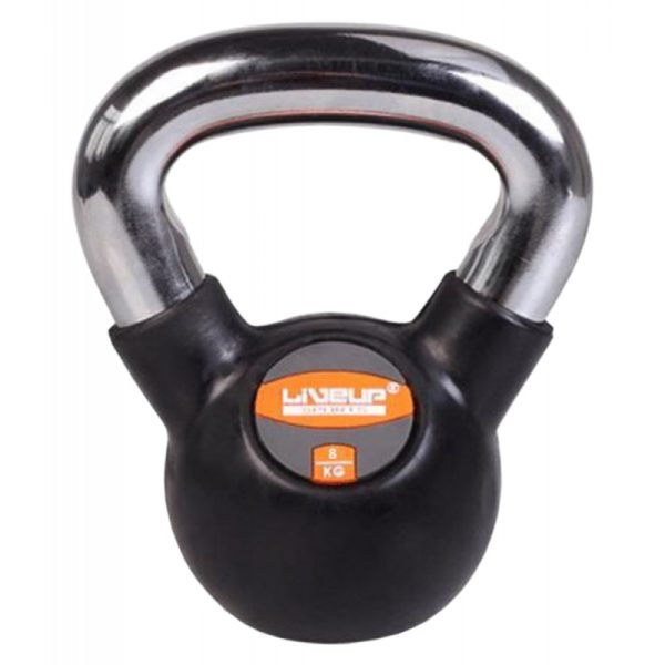 Cabo Kettlebell Liveup LS2044 8Kg Preto