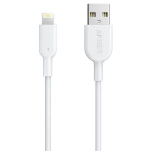 Cabo Lightning a USB-A Anker PowerLine II A8432H22 0.9m - Branco