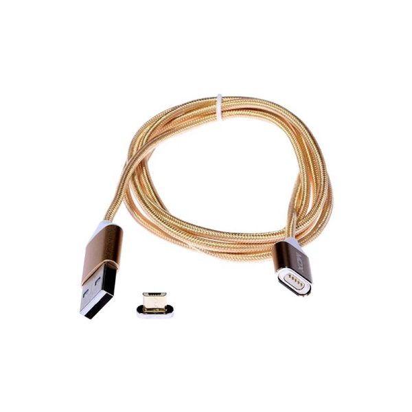 Cabo Mox USB Magnetic MO-76 1m - Dourado