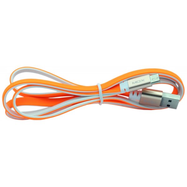 Cabo Mox USB/MicroUSB MO-85 1m - Laranja