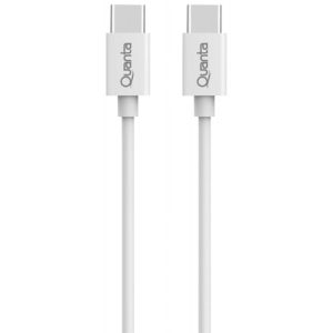 Cabo USB-C a USB-C Quanta Essentials QTCTC70 5A Fast Charge 1 Metro