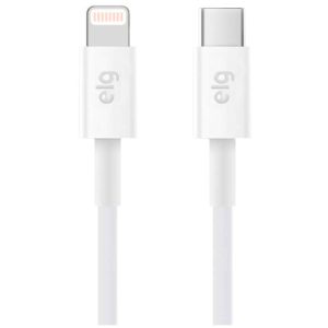Cabo USB Tipo-C para Lightning ELG L810PD (1 metro) - Branco