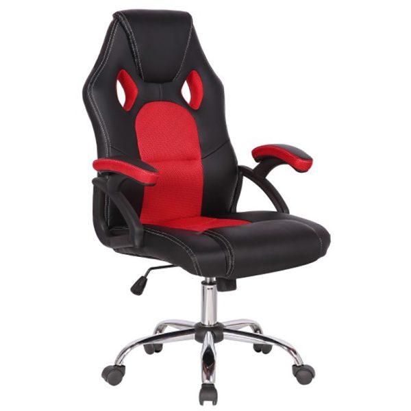 Cadeira Gaming Empoli HESX0057 (EM-3201) Ajustável Preto/Vermelho