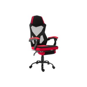 Cadeira Gaming Empoli HESX0060 (Ajustável) Preto/Vermelho