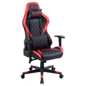 Cadeira Gaming Redragon Gaia C211-BR (Ajustável) Preto/Vermelho