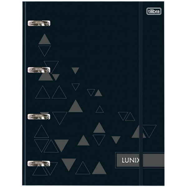 Caderno Argolado Tilibra Lunix 23346 com Elástico - 80 Folhas