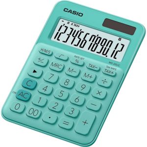 Calculadora Casio MS-20UC-GN (12 Dígitos) - Verde