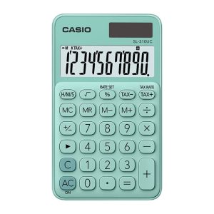 Calculadora Casio SL-310UC-GN (10 Dígitos) - Verde