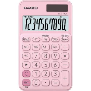 Calculadora Casio SL-310UC-PK (10 Dígitos) - Rosa