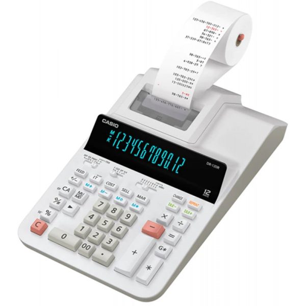 Calculadora eletrônica com Impressora Casio DR-120R - 110V