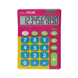 Calculadora Milan Mix 10 Dígitos 159906TMPBL - Rosa
