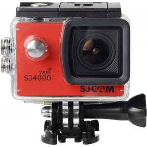 Câmera SJCAM SJ4000 ActionCAM 2.0'' LCD Screen 2K/WiFi - Vermelho